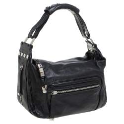 Pre Owned Tod's Black Leather Pocket Hobo
