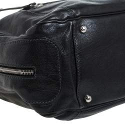 Pre Owned Tod's Black Leather Pocket Hobo