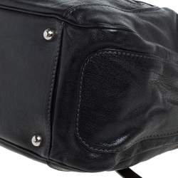 Pre Owned Tod's Black Leather Pocket Hobo