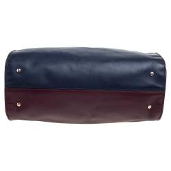 Pre Owned Tod's Tricolor Leather Cape Tote