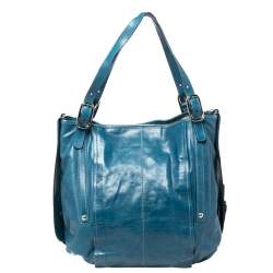 Tod's Blue Leather G-Line Easy Sacca Tote