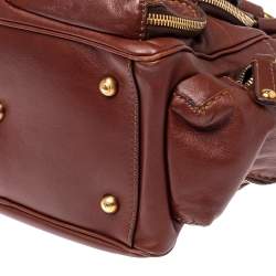 مملوكة مسبقًا حقيبة تودز جيوب متعددة جلد بني 