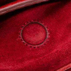 Tod's Red Suede Shoulder Bag