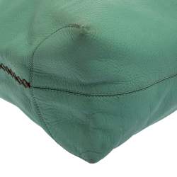 Tod's Mint Green Leather Hobo