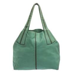 Tod's Mint Green Leather Hobo