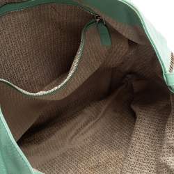 Tod's Mint Green Leather Hobo