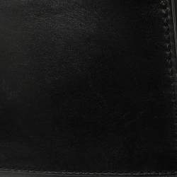 Pre Owned حقيبة ساتشل تودز سيلا جلد أسود مزينة شراشيب