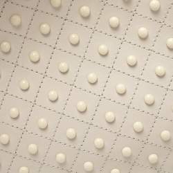 Pre Owned Tod's White Leather Round Gommini Crossbody Bag