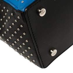 Pre Owned حقيبة تودز بولينغ غومينو جلد متعددة الألوان مرصعة ميني 