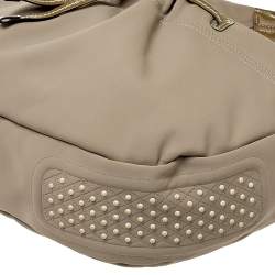 Tod's Grey Neoprene Fabric Hobo