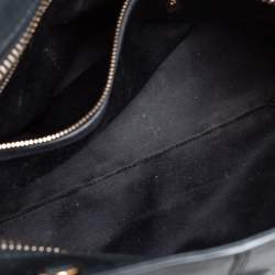 Pre Owned Tod's Black Nubuck and Leather Zip Satchel