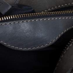 Pre Owned Tod's Olive Green Leather D-Styling Shopper Tote