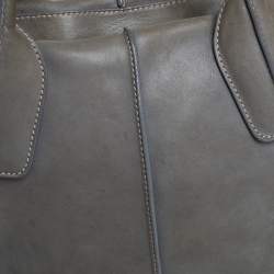 Pre Owned Tod's Olive Green Leather D-Styling Shopper Tote