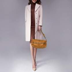 Pre Owned Tod's Tan Leather Miky Satchel