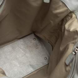 Tod's Silver Leather Restyling D Bag Media Tote