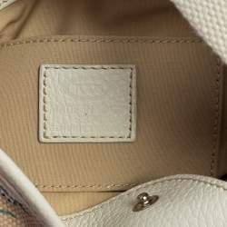 مملوكة مسبقًا Tod's Multicolor Water Ski Printed Canvas Shoulder Bag