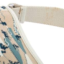 مملوكة مسبقًا Tod's Multicolor Water Ski Printed Canvas Shoulder Bag
