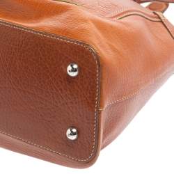Pre Owned Tod's Brown Leather Buckle Satchel