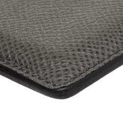 Pre Owned Tod's Grey Leather Card Holder