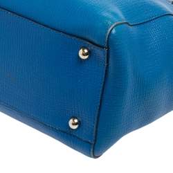 Tod's Blue Leather D Styling Shopper Tote