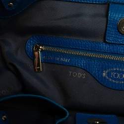 Tod's Blue Leather D Styling Shopper Tote