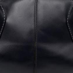 Pre Owned Tod's Navy Blue Leather Tote