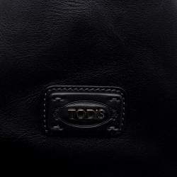 Pre Owned Tod's Navy Blue Leather Tote