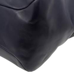 Pre Owned Tod's Navy Blue Leather Tote