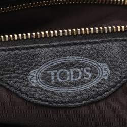 Pre Owned Tod's Dark Brown Leather Shoulder Bag