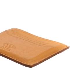 Tod's Tan Leather Card Holder