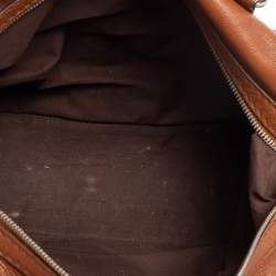 Tod's Brown Leather Restyline Satchel