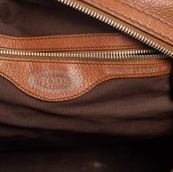 Tod's Brown Leather Restyline Satchel