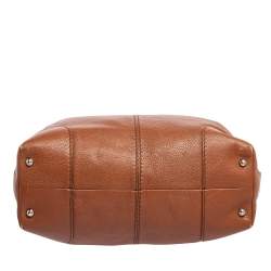 Tod's Brown Leather Restyline Satchel