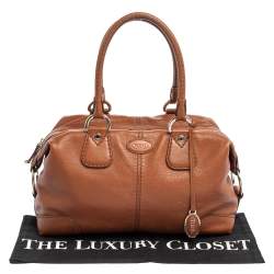 Tod's Brown Leather Restyline Satchel