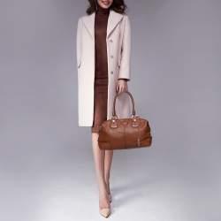 Tod's Brown Leather Restyline Satchel