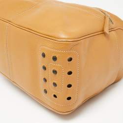 Pre Owned Tod's Beige Leather Miky Shoulder Bag