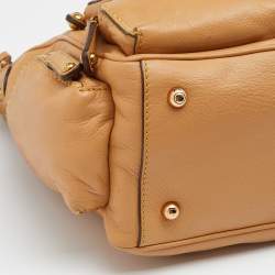 Tod's Beige Leather Multi Pocket Satchel
