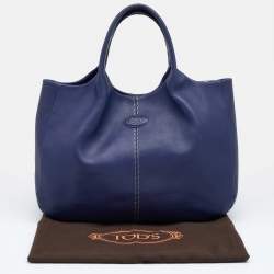 Pre Owned Tod's Blue Leather Tote