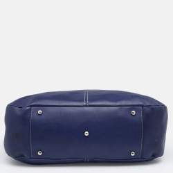 Pre Owned Tod's Blue Leather Tote