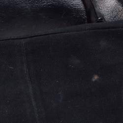 Tod's Black Leather Front Pocket Satchel