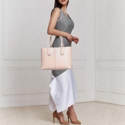 Pre Owned حقيبة يد توتس تودز كلاسيك دي جلد وردي فاتح