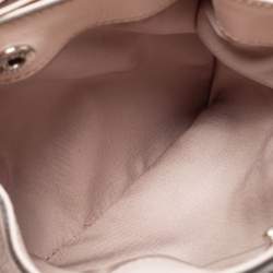 Tod's Light Pink Leather Micro Flower Tote