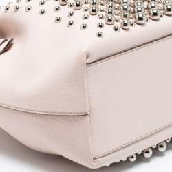 Tod's Light Pink Leather Micro Flower Tote