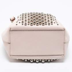 Tod's Light Pink Leather Micro Flower Tote