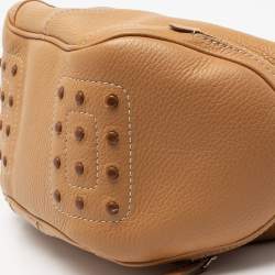 Tod's  Brown Leather Charlotte Hobo