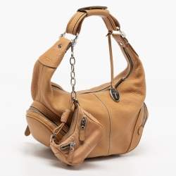 Tod's  Brown Leather Charlotte Hobo