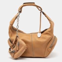 Tod's  Brown Leather Charlotte Hobo