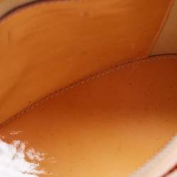 Pre Owned  Tod's Yellow Studded Patent Leather Mini Tote