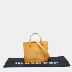 Pre Owned  Tod's Yellow Studded Patent Leather Mini Tote