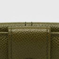Tod's Green Leather French Wallet